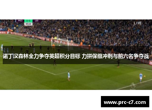 诺丁汉森林全力争夺英超积分目标 力拼保级冲刺与前六名争夺战 诺丁汉森林全力争夺英超积分目标 力拼保级冲刺与前六名争夺战